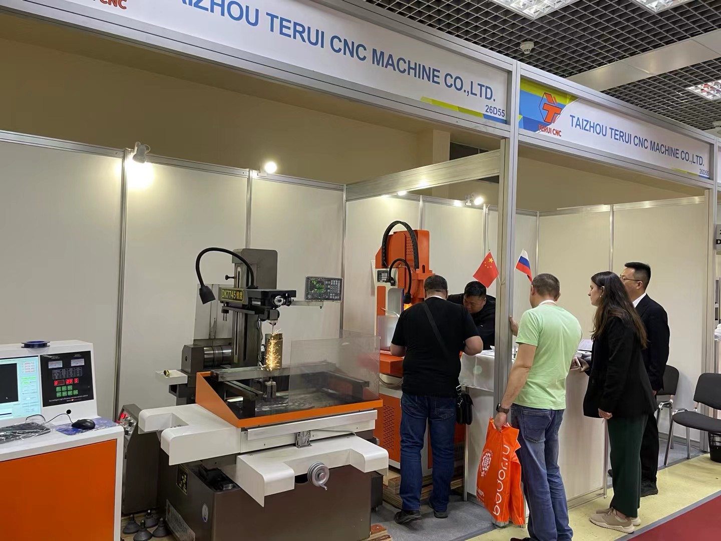 Terui CNC Showcases middle speed wire EDM at Metalloobrabotka 2024 in Moscow